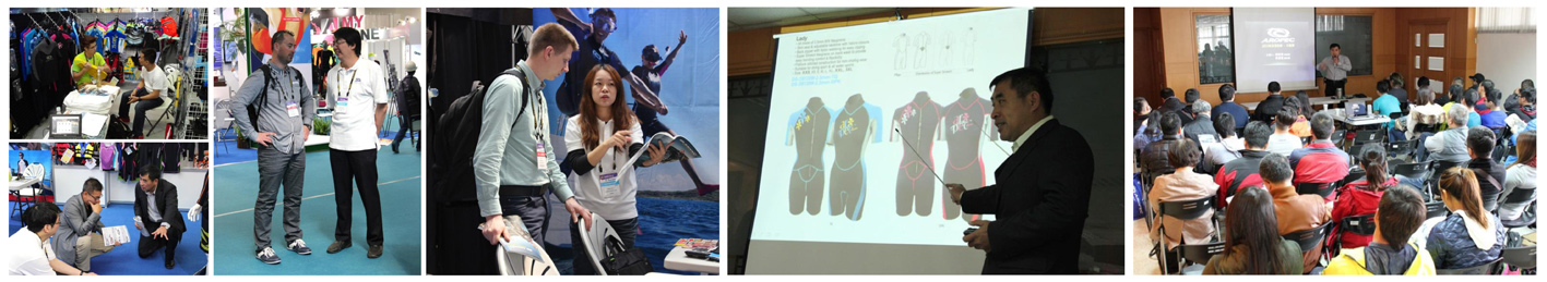 Outdoor water sports equipment exhibition